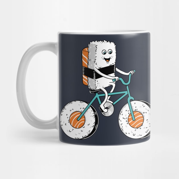 Sushi Bicycle by coffeeman